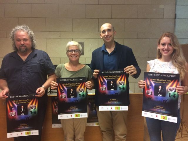 La Asociación Musical 'Con Forza' organiza el próximo 19 de octubre el espectáculo musical y escenográfico de Ginés Martínez&Orquesta Con Forza, en el Cine Velasco