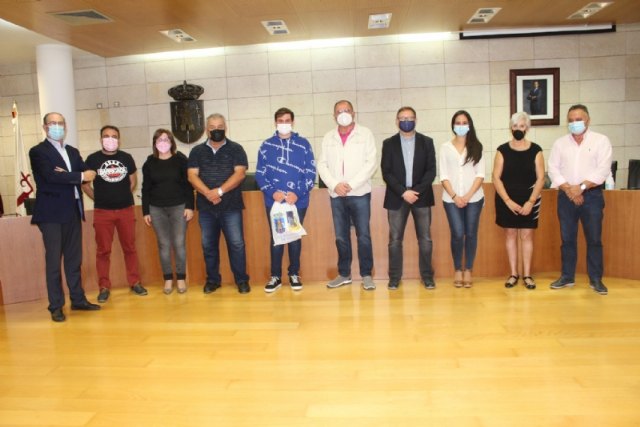 Homenajean al joven piloto totanero David Cánovas Hidalgo, bicampeón de España de turismo junio en la modalidad de Subida de montaña