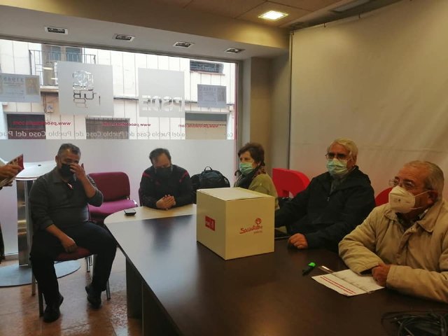 Las y los socialistas totaneros apoyaron mayoritariamente la candidatura de Pepe Vélez