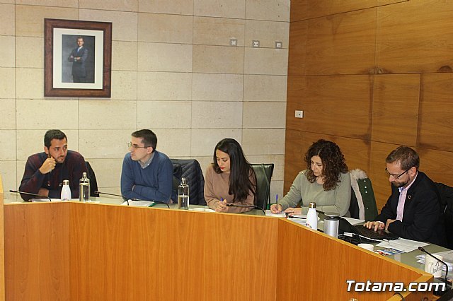 El Grupo Socialista durante el Pleno de diciembre