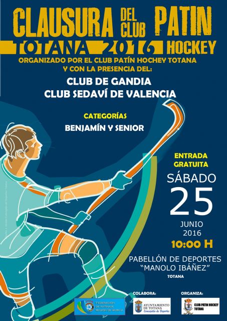 El próximo sábado tendrá lugar la clausura del Club Patín Hockey 2016