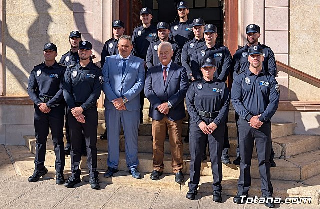 Toman posesión los 12 nuevos agentes de la Policía Local, que se suman a los 34 que ya conforman la plantilla de este Cuerpo en Totana