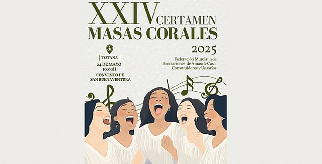 Totana acoge el XXIV Certamen de Masas Corales de la federación Thaderconsumo