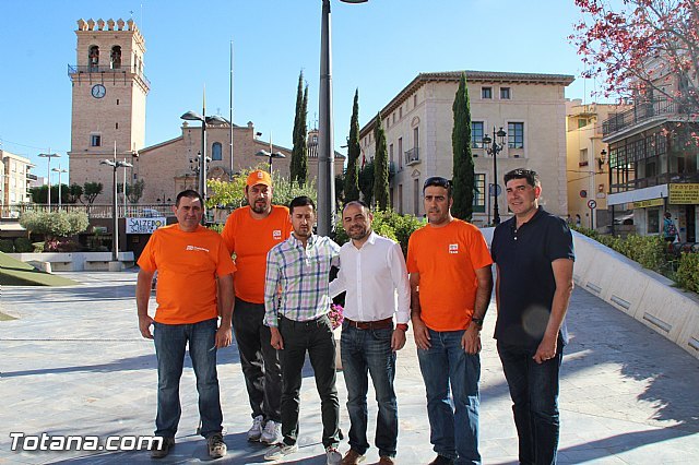 José Luis Martínez, candidato número dos de Ciudadanos al Congreso de los Diputados, visitó Totana