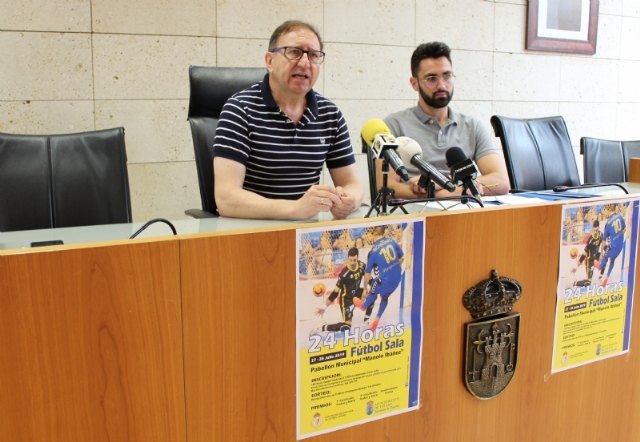 Mañana miércoles finaliza el plazo de inscripción para participar en las 24 Horas de Fútbol Sala, organizadas dentro del programa de actividades deportivas de los festejos patronales