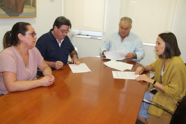 Suscriben un convenio de colaboración con la Asociación de Vecinos de Lébor para la promoción de actividades que dinamicen la pedanía