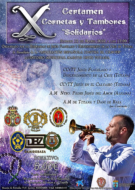X Certamen de Cornetas y Tambores 'Solidarios'