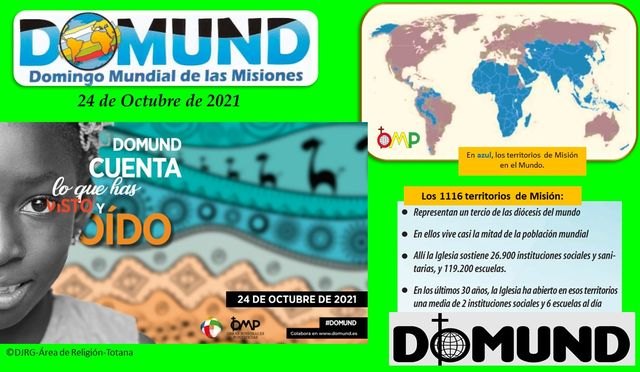 Día del DOMUND 2021. 'Cuenta lo que has visto y oído'