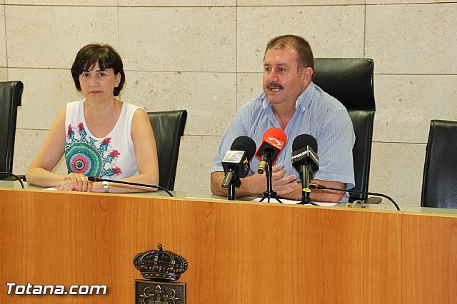 Rueda de prensa PSOE Totana. Plan de Ajuste