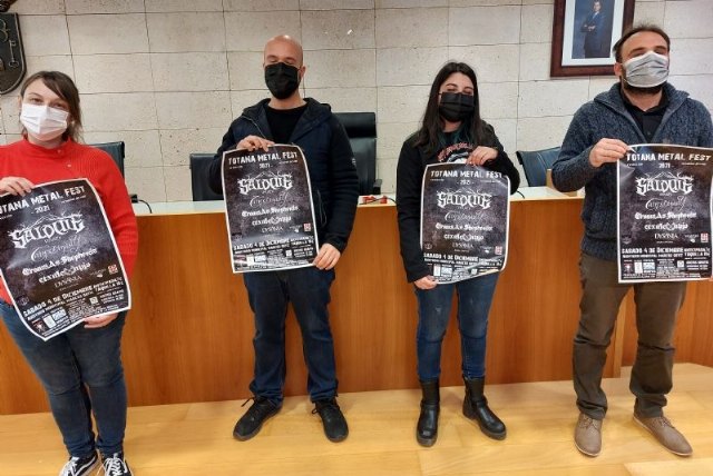 El IV Totana Metal Fest, que organiza la Asociación Metaleros del Valle, se celebra el 4 de diciembre en el auditorio “Marcos Ortiz”