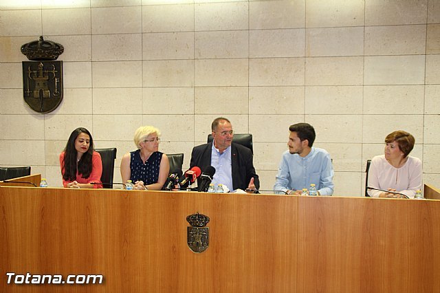 Recepción institucional al joven totanero Pedro Antonio García Tudela