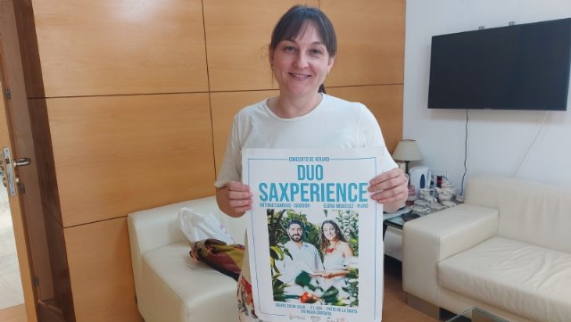 El dúo musical “Sax Experience” celebrará un concierto gratuito el próximo jueves, en el patio de La Santa