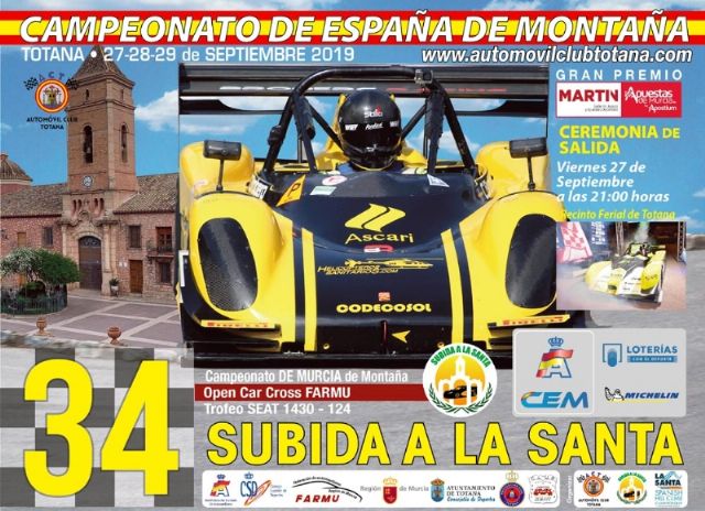 La 34ª Subida a La Santa cuenta este fin de semana, finalmente, con la participación de 67 pilotos inscritos, en el que se jugarán el Nacional en varias categorías