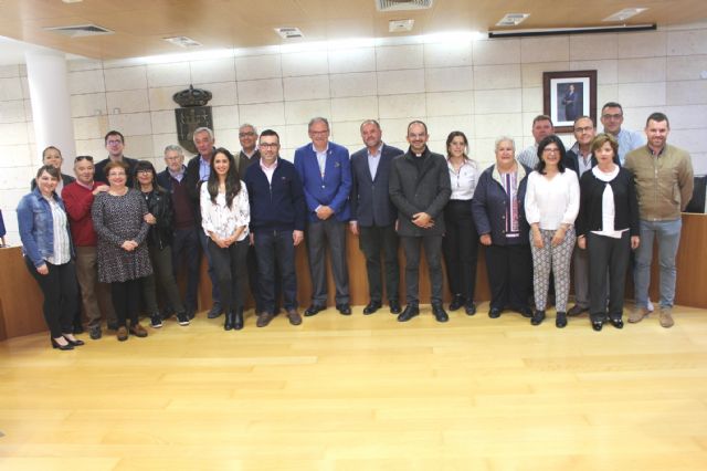 El Ayuntamiento de Totana realiza una recepción institucional a la delegación de la ciudad hermana de Mérida con motivo del 375 aniversario de Patronazgo de Santa Eulalia