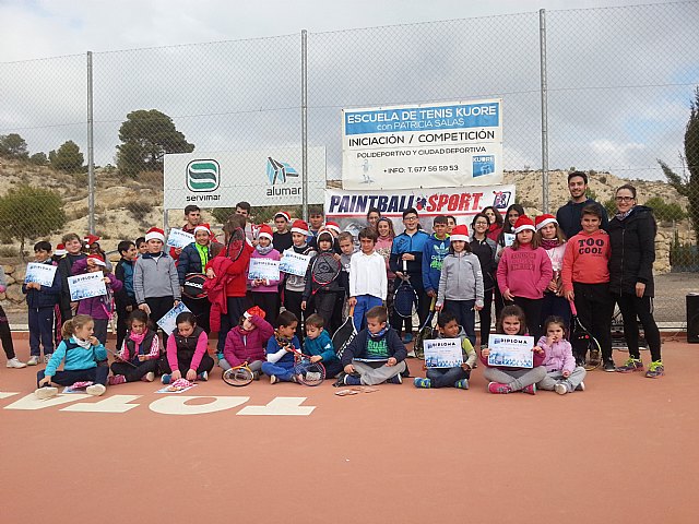 Clausura navideña de la Escuela de tenis Kuore