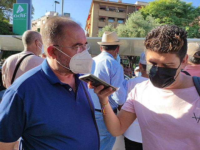 Manifestación contra el cierre de cercanías / 30 de junio de 2021