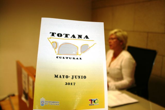 El programa 'Totana Cultural' para los meses de mayo y junio ofrece más de una veintena de actividades variadas para todos los públicos