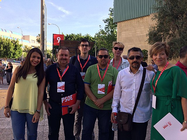 Delegados de la Agrupación de Totana asisten al Congreso Extraordinario del PSRM-PSOE