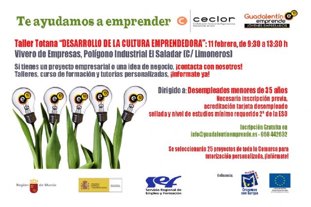 Ofertan un taller para el desarrollo de la cultura emprendedora