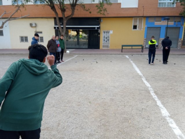 Celebran la Fase Local de de Petanca de Deporte Escolar, con la participación de 45 escolares de los centros de enseñanza de Totana