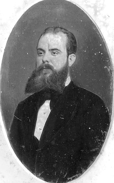 En la imagen el médico totanero y alcalde de la localidad en 1882, Antonio Camacho Mora. Bajo su mandato se encargó el proyecto del cementerio a Justo Millán. Fotografía gentileza Eulalia Lorca (D.E.P.).