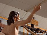 El escultor totanero Alberto Marín realiza la nueva imagen de Jesús Resucitado para la Semana Santa de Alhama - Foto 12
