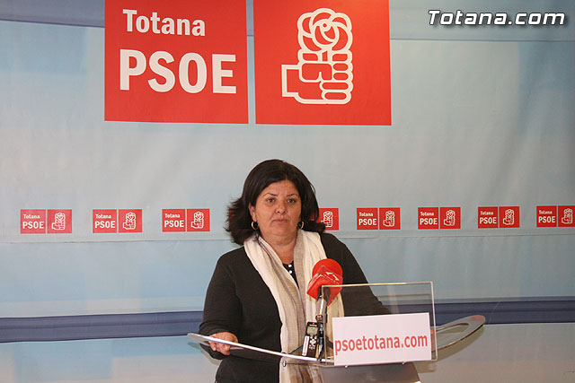 La concejal socialista Lola Cano en una foto de archivo / Totana.com