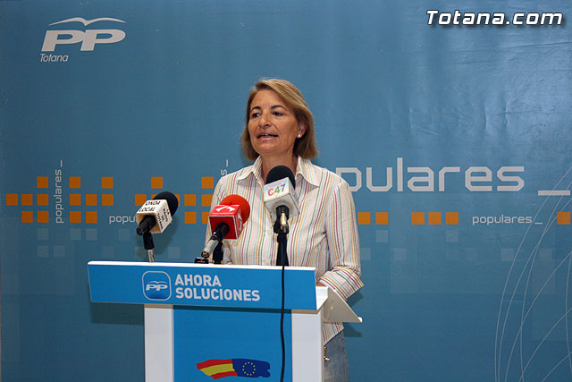 La presidenta del PP de Totana, Isabelle Nau, en una foto de archivo / Totana.com