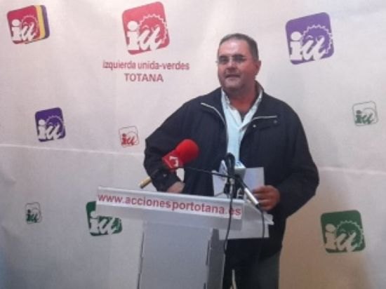 Juan José Cánovas, portavoz de IU-Verdes en el Ayuntamiento, en una foto de archivo