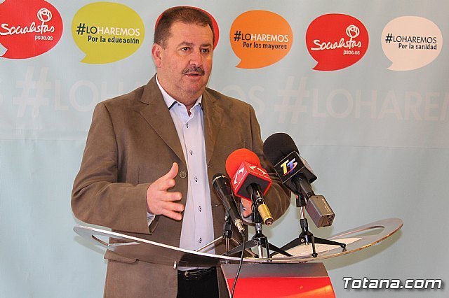 Andrés García Cánovas, candidato del PSOE a la alcaldía de Totana, en una foto de archivo / Totana.com