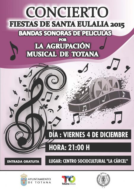 La Agrupación Musical de Totana ofrecerá un concierto 'Fiestas de Santa Eulalia' este viernes