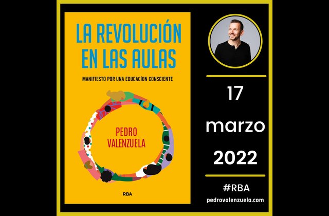 El totanero Pedro Valenzuela presenta su libro 'La Revolución en las Aulas. Manifiesto por una educación consciente'