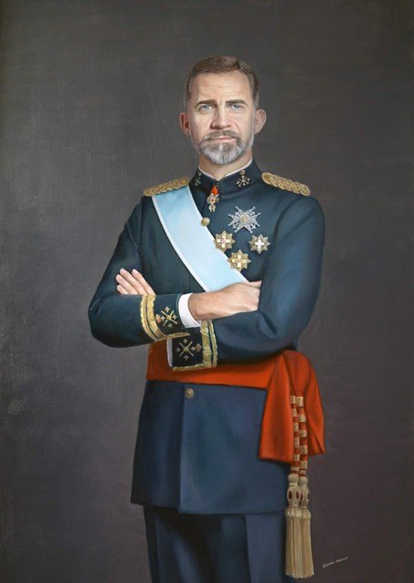 Llega a la Ciudad de Totana el retrato al óleo de S.M el Rey Felipe VI