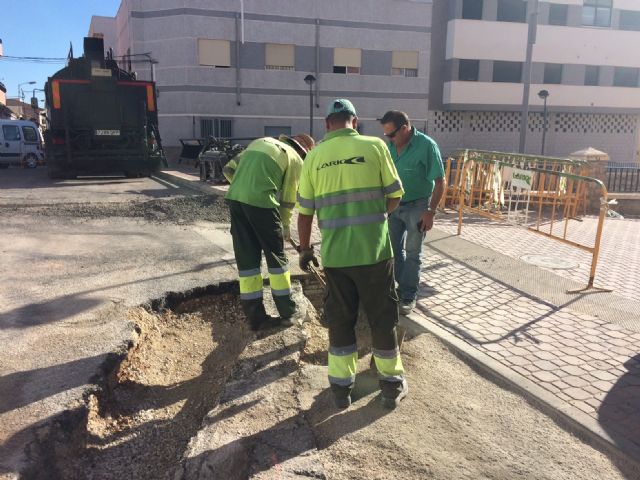 Finalizan las obras de evacuación de aguas pluviales en un tramo de la calle Teniente Pérez Redondo