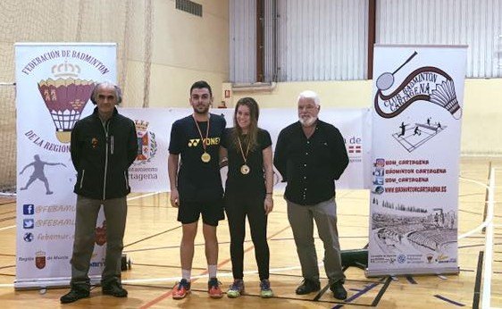 Grandes resultados de los jugadores del Club Bádminton Totana en el Campeonato regional absoluto de bádminton