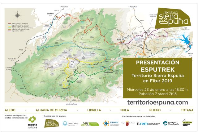 Totana presentará su oferta turística en Fitur a través de la Mancomunidad de Servicios Turísticos de Sierra Espuña