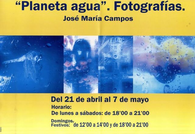 El sacerdote totanero José María Campos organiza la exposición de fotografía 'Planeta agua', que se inaugura hoy