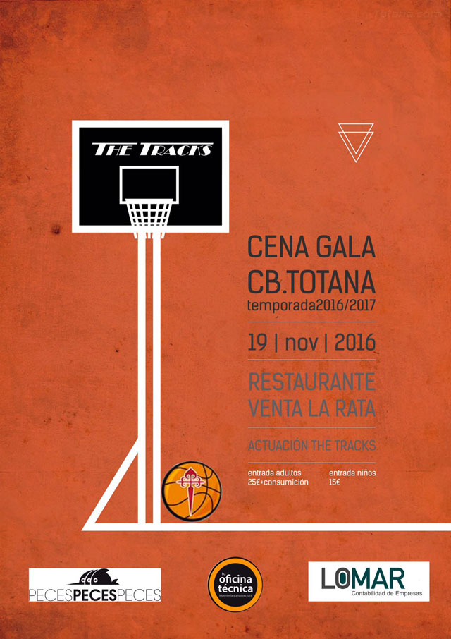 El Club de Baloncesto Totana celebrará su cena gala el próximo sábado 19 de noviembre