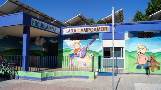 El próximo martes 30 de abril finaliza el plazo de solicitud para la admisión de alumnos en la Escuela Infantil Municipal 'Clara Campoamor' para el curso 2019/2020