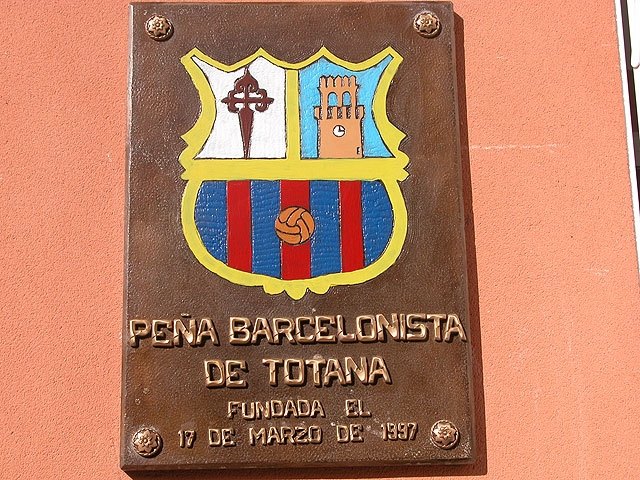 Acuerdan otorgar el Título de Reconocimiento del 25 aniversario a la Peña Barcelonista de Totana
